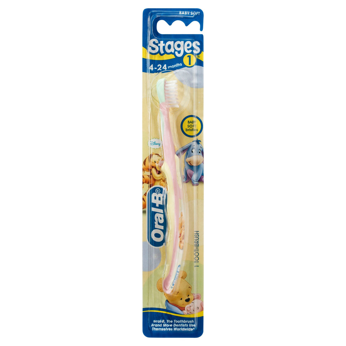 Oral - B Toothbrush Stage 1 - 4 - 24 Months Baby Soft Bristles - RPP ONLINE