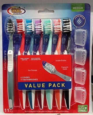 Oral Fusion Toothbrush 11 Pack - Medium - RPP ONLINE