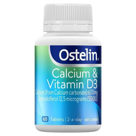 Ostelin Calcium & Vitamin D3 60 Tablets - RPP ONLINE