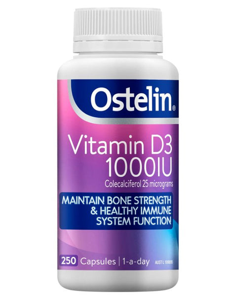 Ostelin Vitamin D3 1000IU 250 Capsules - RPP ONLINE