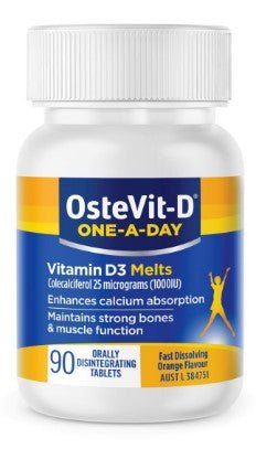 OsteVit - D One A Day Vitamin D3 90 Tablets (EXP: 30/09/2024) - RPP ONLINE