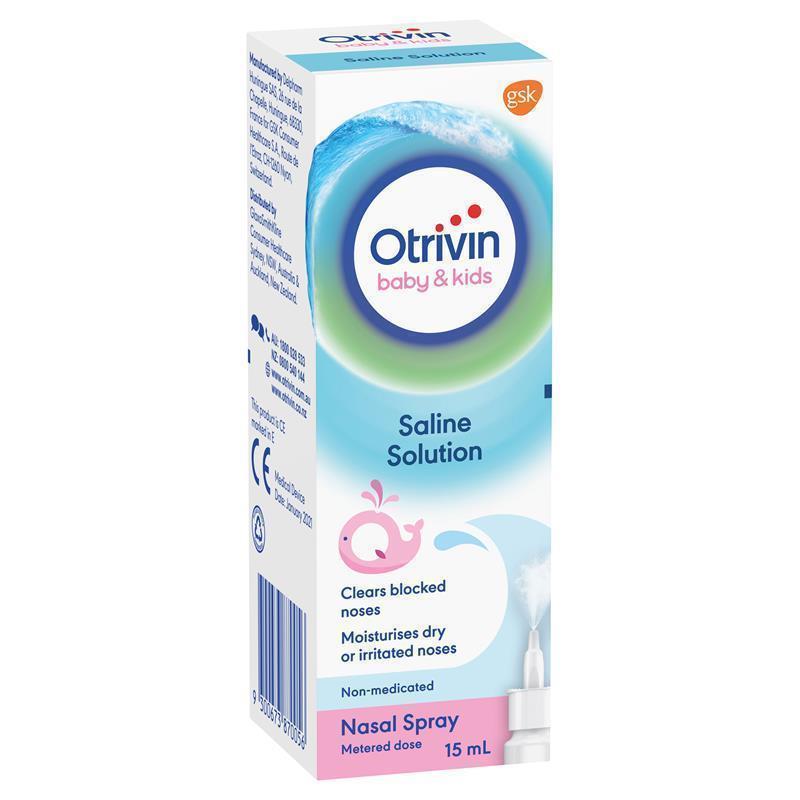 Otrivin Baby and Kids Saline Nasal Spray 15mL