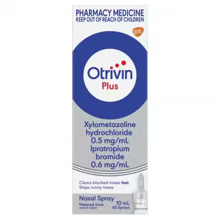 otrivin plus spray จมูก 10ml