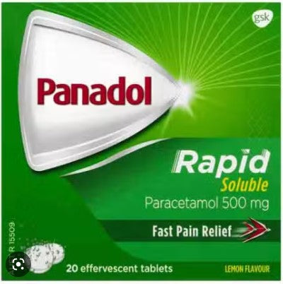 Panadol Paracetamol รสมะนาว 500 มก. อย่างรวดเร็ว