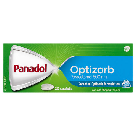 แท็บเล็ต Panadol Optizorb 20 เม็ด