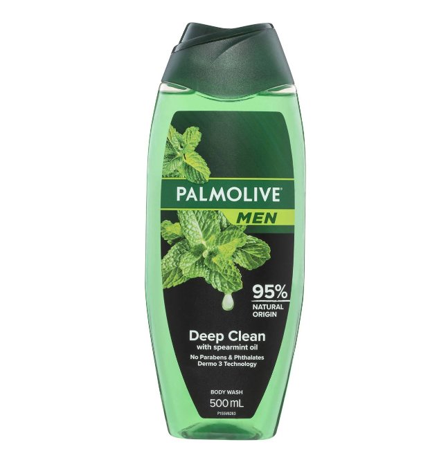 Palmolive Men Deep Clean Body Wash With Spearmint Oil 500ml - RPP ONLINE