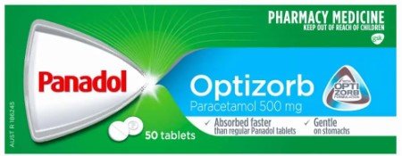 Panadol Optizorb Paracetamol 500mg 50 Tablets - RPP ONLINE