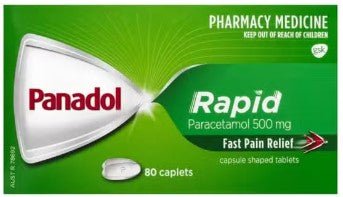 Panadol Rapid Paracetamol 500mg 80 Caplets - RPP ONLINE