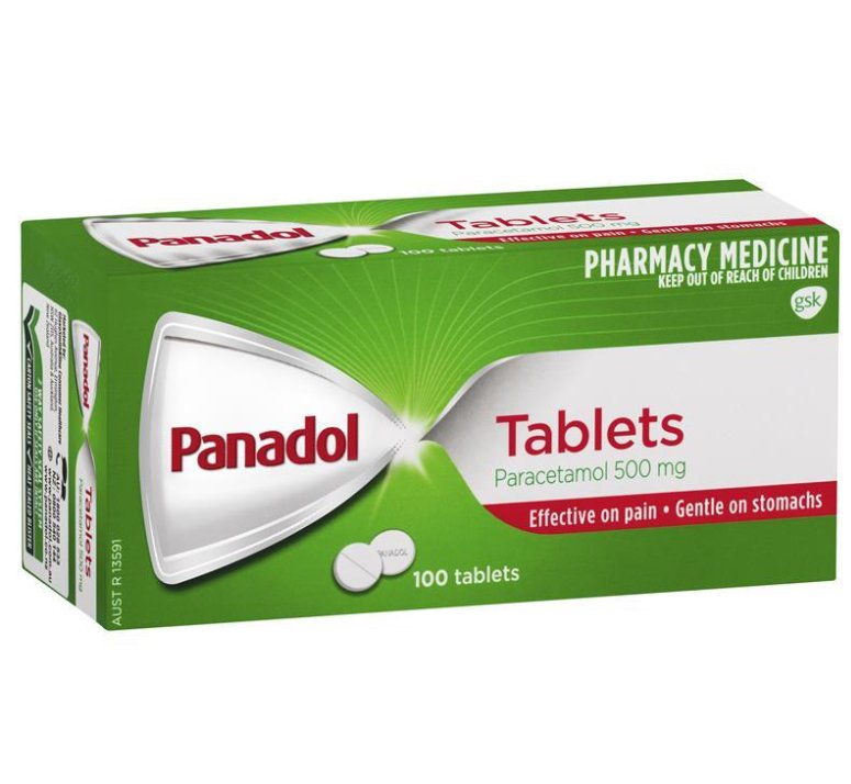 Panadol Tablets Paracetamol 500mg 100 Tablets - RPP ONLINE