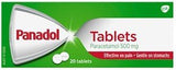 Panadol Tablets Paracetamol 500mg 20 Tablets - RPP ONLINE