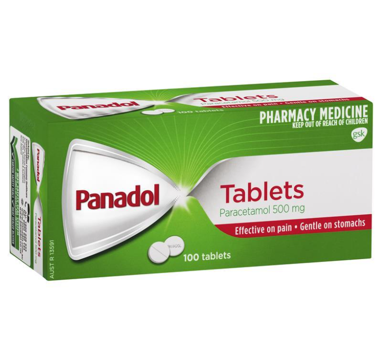 Panadol片剂扑热息痛500mg 100片