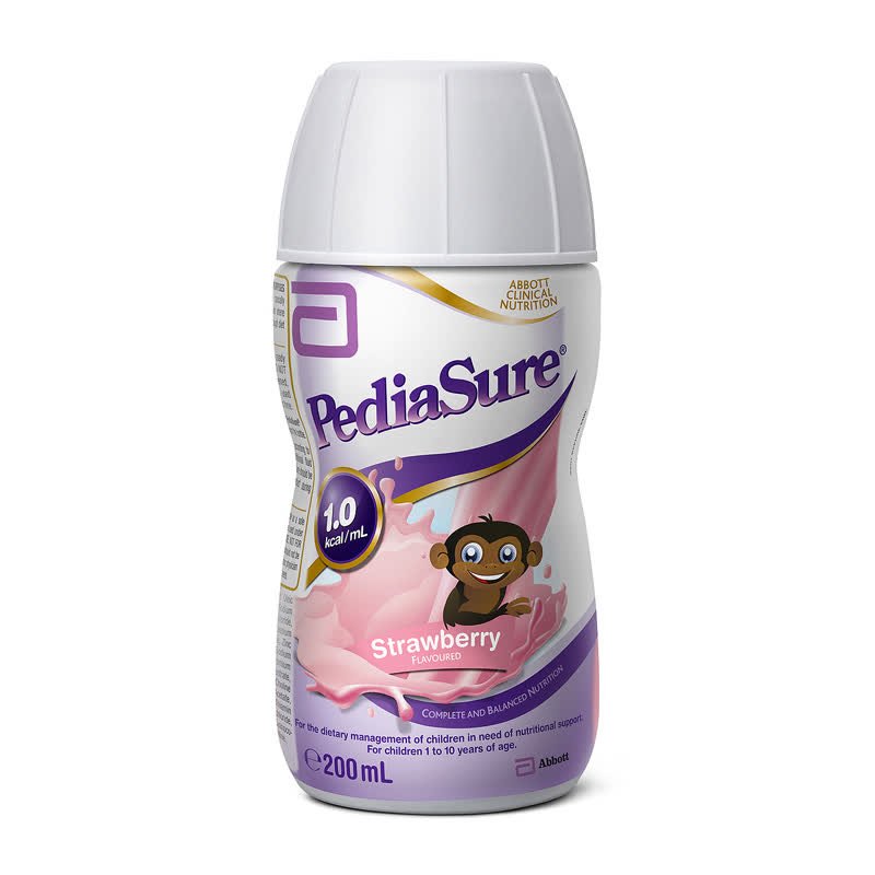 Pediasure Liquid Ready to Drink Strawberry 200mL (EXP: 30/06/2025)