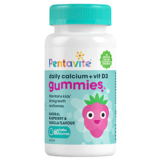 Pentavite Calcium + Vit D3 Kids Gummies 60 Pastillies