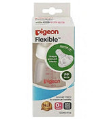 Pigeon PP Bottle Slim Neck 120ml Teat Round Hole 0-3m