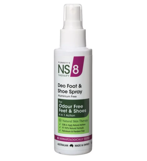 Plunkett's NS 8 Deo Foot Fresh Spray 100mL