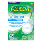 Polident Whitening Daily Cleanser สำหรับฟันปลอม 36 เม็ด