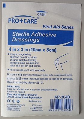 Pro+Care Adhesive Dressing 8cm x 10 cm - RPP ONLINE