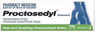 Proctosedyl Ointment 30g - RPP ONLINE