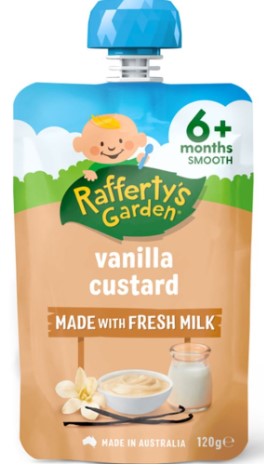 Rafferty's Garden Vanilla Custard 120g