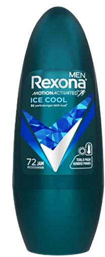 Rexona男子在止汗冰冷的45毫升上滚动