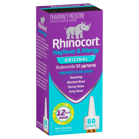 Rhinocort Original Hayfever and Allergy Nasal Spray 60 Sprays - RPP ONLINE