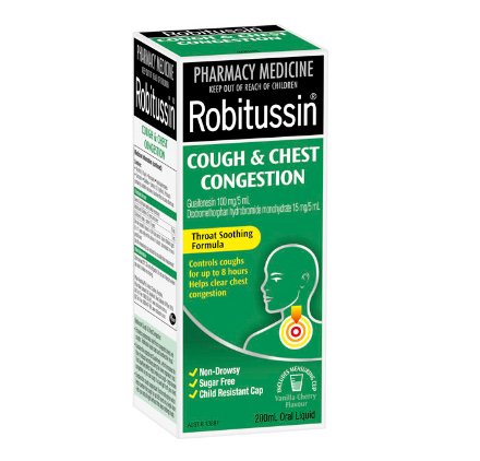 Robitussin Cough & Chest Congestion 200ml - RPP ONLINE