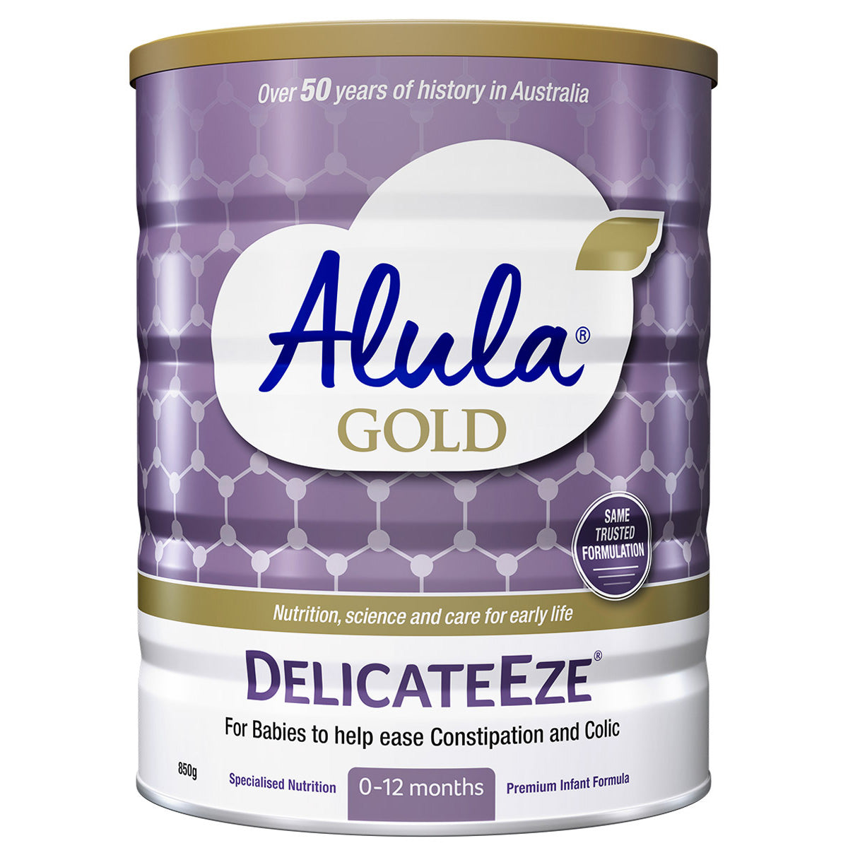 S26 Alula Gold DelicateEze Infant Formula 0-12 Months 850g