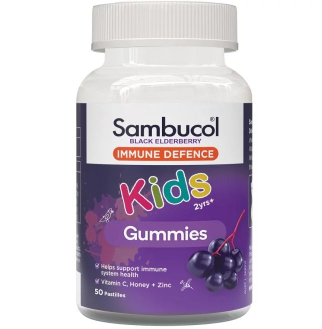 Sambucol Black Elderberry Immune Defence Kids Gummies 50 Pastilles - RPP ONLINE