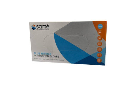 Sante Disposable Nitrile Medical Examiniation Gloves Blue XL - RPP ONLINE