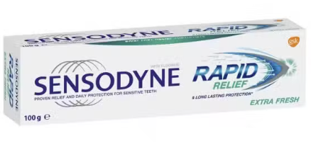 Sensodyne Rapid Relief ยาสีฟันสดใหม่ 100 กรัม