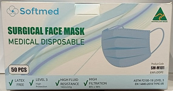 Softmed Surgical Face Mask Level 3