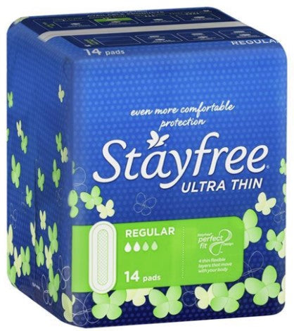 Stayfree Ultra Thin Regular Wings 14 Pack