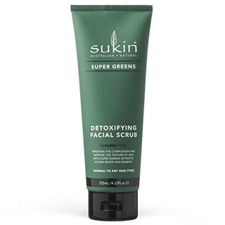 Sukin Super Greens排毒面部擦洗125ml