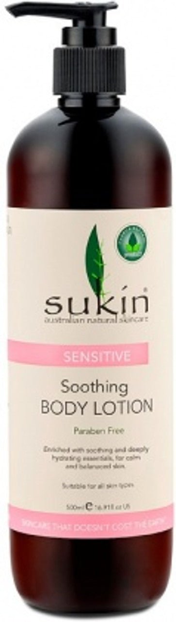 Sukin Sensitive Soothing Body Lotion 500ml - RPP ONLINE