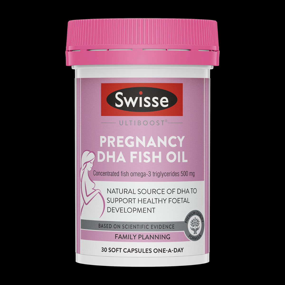 Swisse Ultiboost Pregnancy DHA Fish Oil 30 Tablets