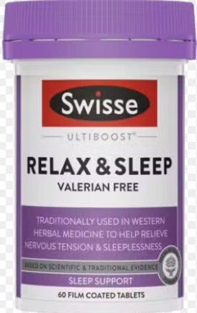 Swisse Ultiboost Relax & Sleep 60 เม็ด