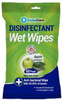 Swiss Care Disinfectant Wet Wipes Apple Scented 60 Pack - RPP ONLINE