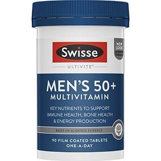 Swisse Men's Ultivite 50+ Multivitamin 90 Tablets - RPP ONLINE