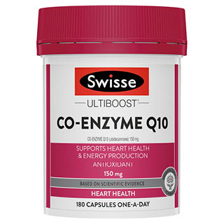 Swisse Ultiboost Co - Enzyme Q10 150mg 180 Capsules - RPP ONLINE