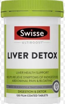 Swisse Ultiboost Liver Detox 120 Tablets - RPP ONLINE