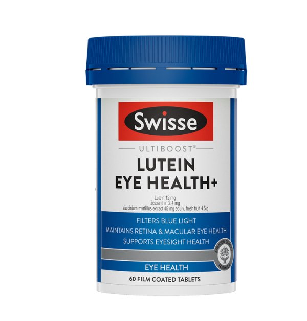 Swisse Ultiboost Lutein Eye Health+ 60 Tablets - RPP ONLINE