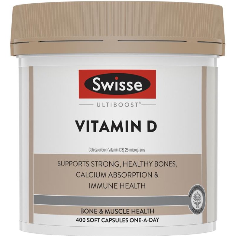 Swisse Ultiboost Vitamin D 400 Capsules - RPP ONLINE