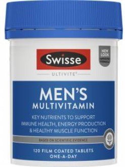 Swisse Ultivite Men's Multivitamin 120 Tablets - RPP ONLINE