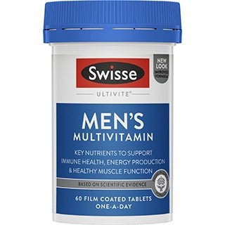 Swisse Ultivite Men's Multivitamin 60 Tablets - RPP ONLINE