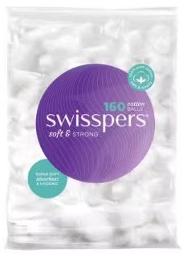 Swisspers Cotton Balls White 160 Pack - RPP ONLINE