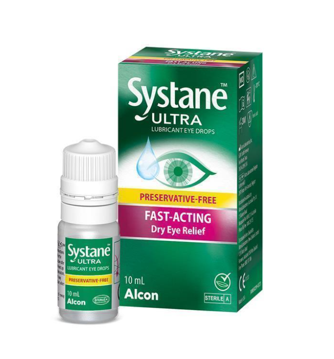 Systane Ultra Preservative-Free Dry Eye Relief Eye Drops 10mL