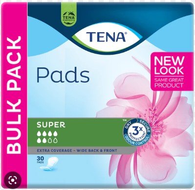 Tena Lady Pads Super 6 Drops 30 Pads - RPP ONLINE