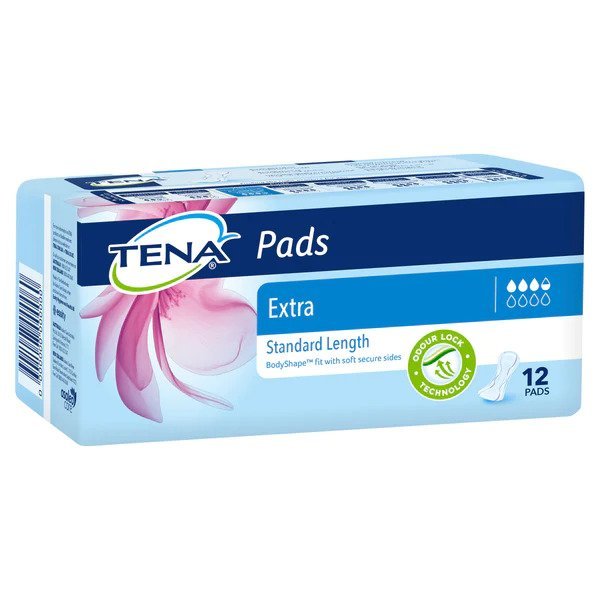 Tena Pads Extra 3.5 Drops Standard Length 24 Pads - RPP ONLINE