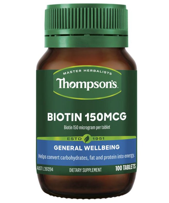 Thompson's Biotin 150mcg 100 Tablets - RPP ONLINE