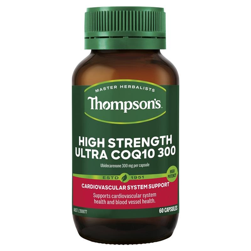 Thompson's High Strength Ultra CoQ10 300mg 60 Capsules - RPP ONLINE